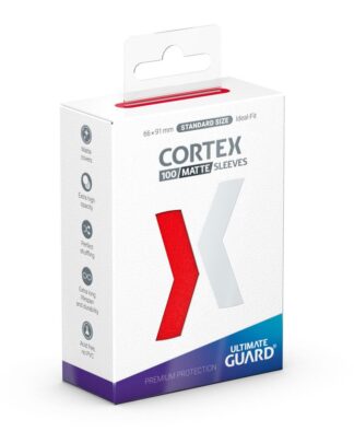 Ultimate Guard Cortex Sleeves Standardgröße Matt-Rot (100)