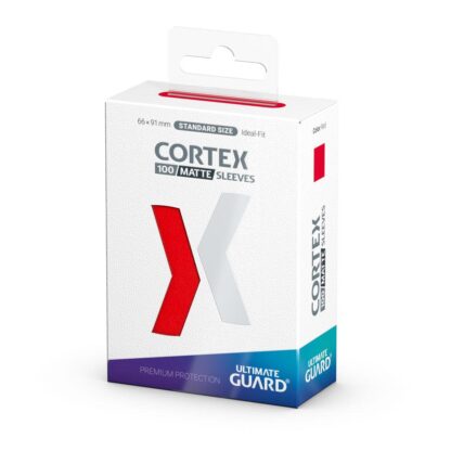 Ultimate Guard Cortex Sleeves Standardgröße Matt-Rot (100) – Bild 3