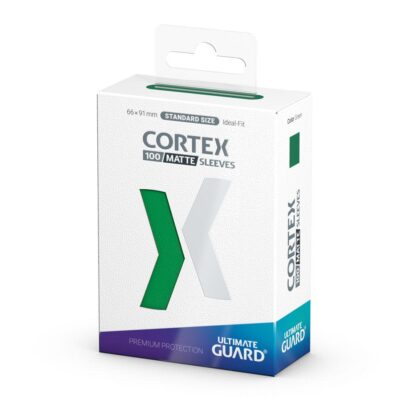 Ultimate Guard Cortex Sleeves Standardgröße Matt-Grün (100) – Bild 3