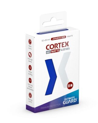 Ultimate Guard Cortex Sleeves Japanische Größe Matt-Blau (60)