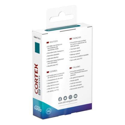Ultimate Guard Cortex Sleeves Japanese Size Petrol (60) – Bild 4