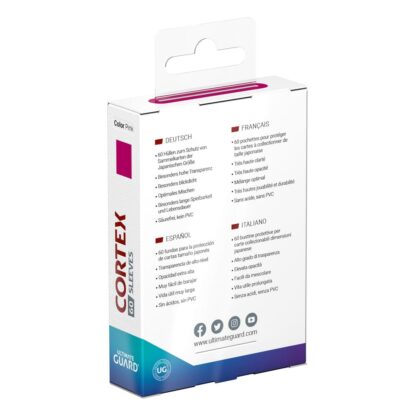 Ultimate Guard Cortex Sleeves Japanische Größe Pink (60) – Bild 4