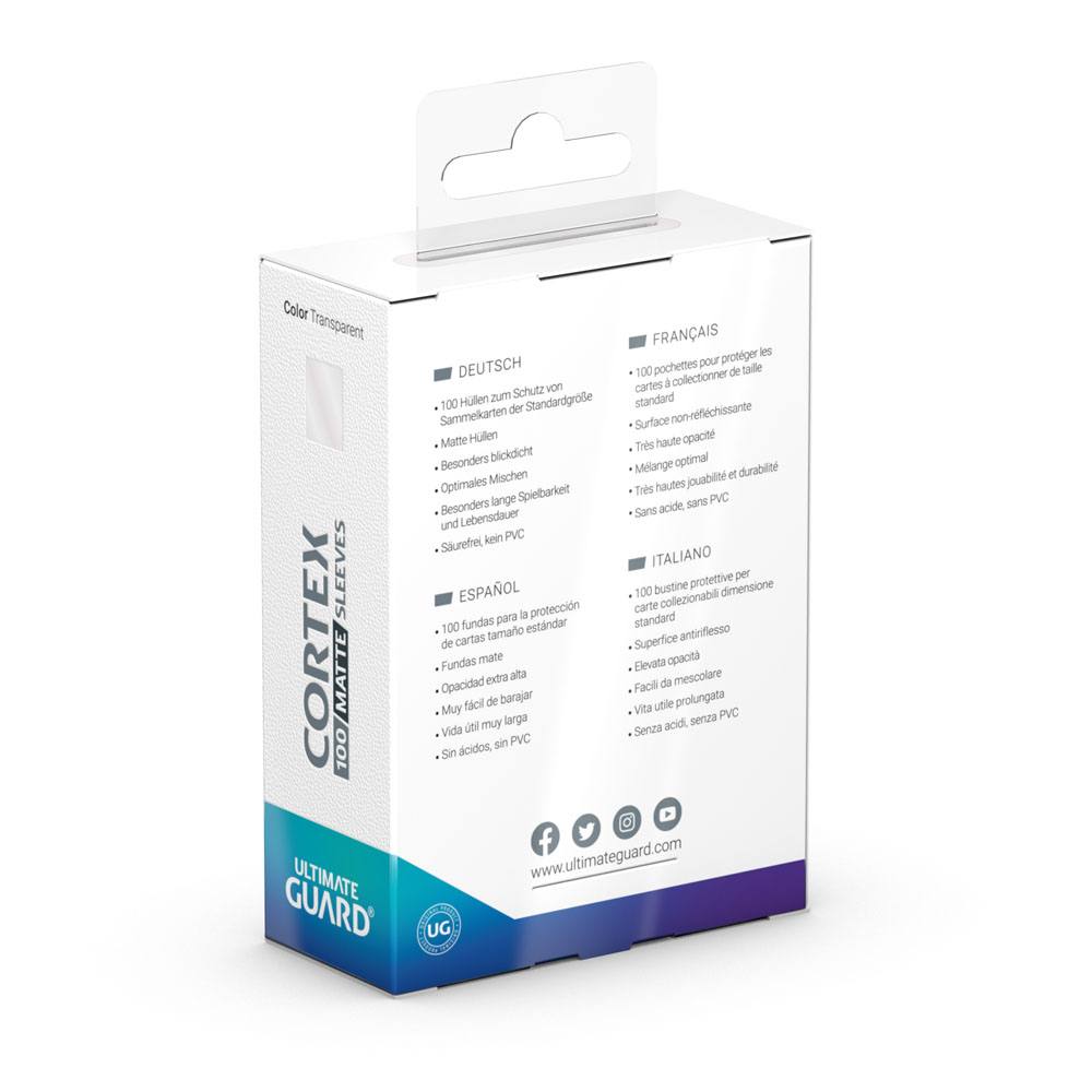 Ultimate Guard Cortex Sleeves Standardgröße Matt-Transparent (100) – Bild 4