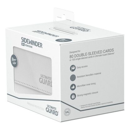 Ultimate Guard Sidewinder 80+ XenoSkin Monocolor Weiß – Bild 7