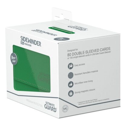 Ultimate Guard Sidewinder 80+ XenoSkin Monocolor Grün – Bild 7
