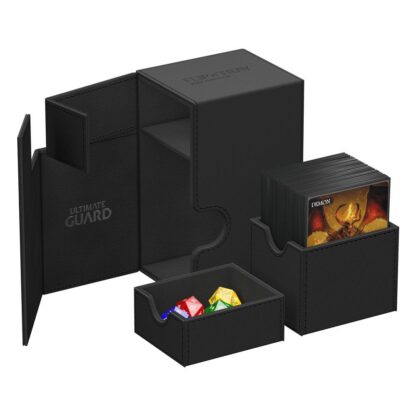 Ultimate Guard Flip`n`Tray 80+ XenoSkin Monocolor Schwarz – Bild 2