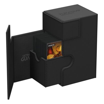 Ultimate Guard Flip`n`Tray 80+ XenoSkin Monocolor Schwarz – Bild 4