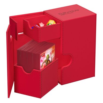 Ultimate Guard Flip`n`Tray 80+ XenoSkin Monocolor Rot – Bild 5