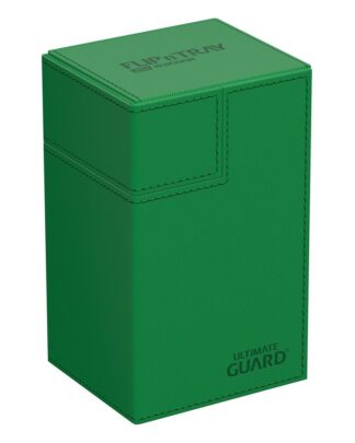 Ultimate Guard Flip`n`Tray 80+ XenoSkin Monocolor Grün
