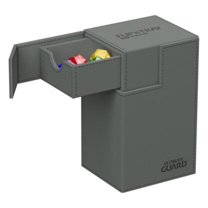 Ultimate Guard Flip`n`Tray 80+ XenoSkin Monocolor Grau – Bild 2