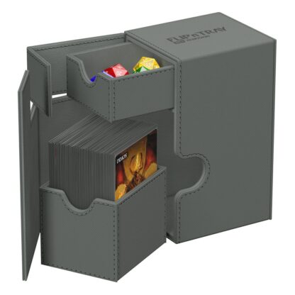 Ultimate Guard Flip`n`Tray 80+ XenoSkin Monocolor Grau – Bild 5