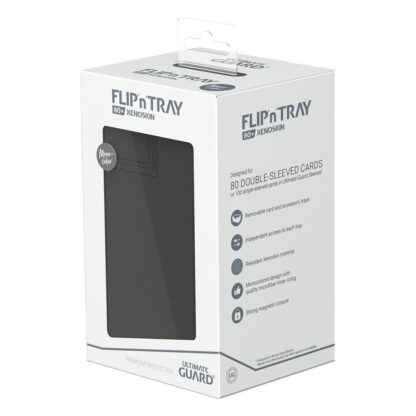 Ultimate Guard Flip`n`Tray 80+ XenoSkin Monocolor Grau – Bild 8