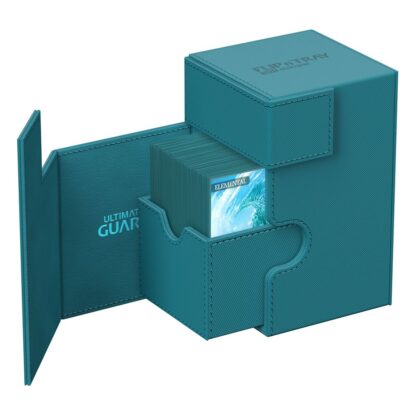 Ultimate Guard Flip`n`Tray 100+ XenoSkin Monocolor Petrolblau – Bild 3