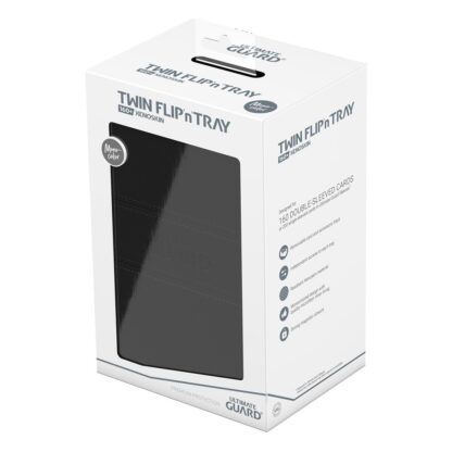 Ultimate Guard Twin Flip`n`Tray 160+ XenoSkin Monocolor Schwarz – Bild 9