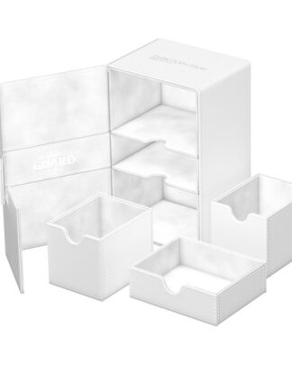 Ultimate Guard Twin Flip`n`Tray 160+ XenoSkin Monocolor Weiß