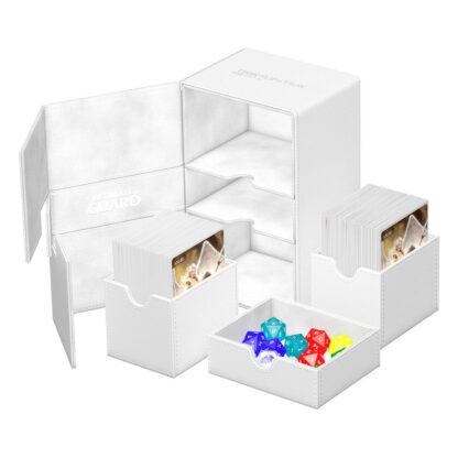 Ultimate Guard Twin Flip`n`Tray 160+ XenoSkin Monocolor Weiß – Bild 6
