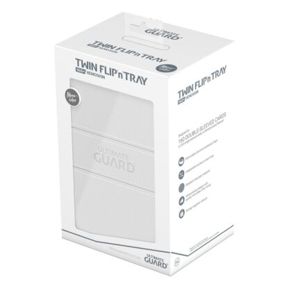 Ultimate Guard Twin Flip`n`Tray 160+ XenoSkin Monocolor Weiß – Bild 9