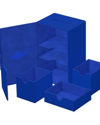 Ultimate Guard Twin Flip`n`Tray 160+ XenoSkin Monocolor Blau