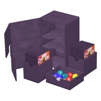 Ultimate Guard Twin Flip`n`Tray 160+ XenoSkin Monocolor Violett – Bild 6