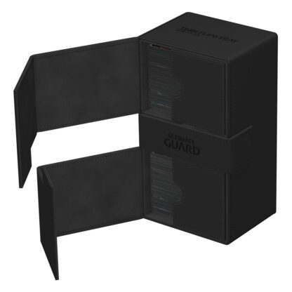 Ultimate Guard Twin Flip`n`Tray 200+ XenoSkin Monocolor Schwarz – Bild 4