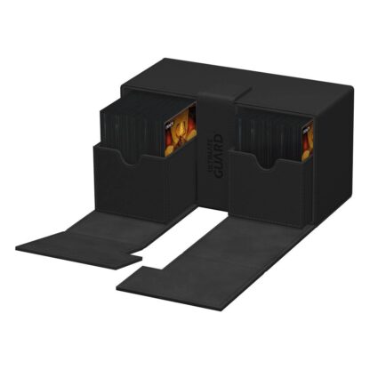 Ultimate Guard Twin Flip`n`Tray 200+ XenoSkin Monocolor Schwarz – Bild 7