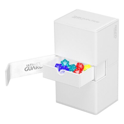 Ultimate Guard Twin Flip`n`Tray 200+ XenoSkin Monocolor Weiß – Bild 3