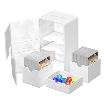 Ultimate Guard Twin Flip`n`Tray 200+ XenoSkin Monocolor Weiß – Bild 5
