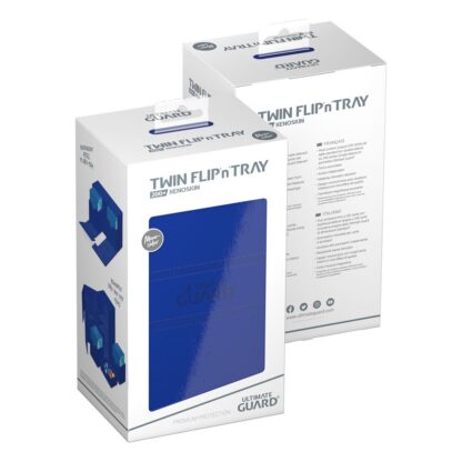 Ultimate Guard Twin Flip`n`Tray 200+ XenoSkin Monocolor Blau – Bild 8