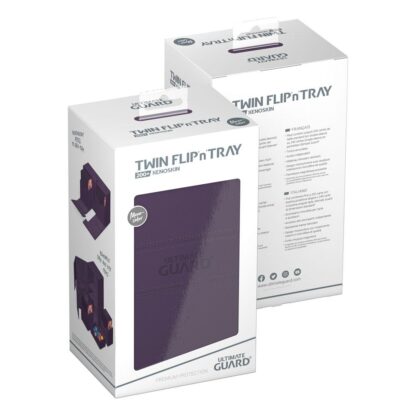 Ultimate Guard Twin Flip`n`Tray 200+ XenoSkin Monocolor Violett – Bild 8