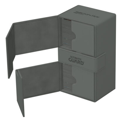 Ultimate Guard Twin Flip`n`Tray 200+ XenoSkin Monocolor Grau – Bild 4