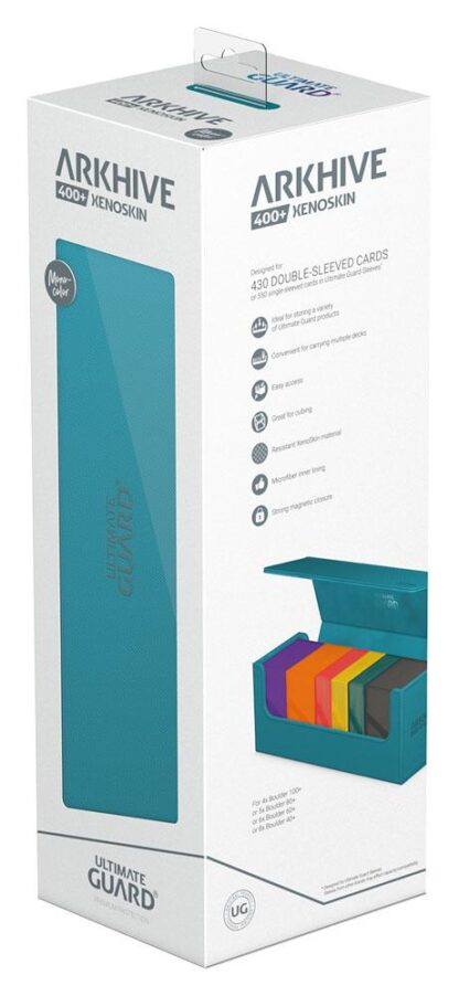 Ultimate Guard Arkhive 400+ XenoSkin Monocolor Petrolblau – Bild 15