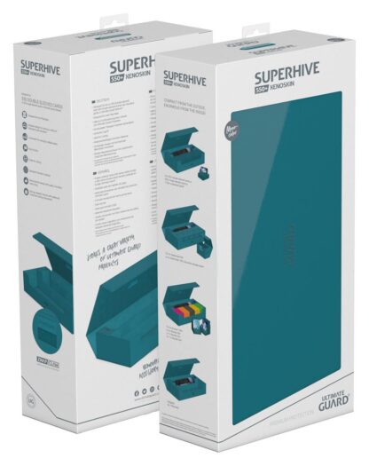 Ultimate Guard Superhive 550+ XenoSkin Monocolor Petrolblau – Bild 20