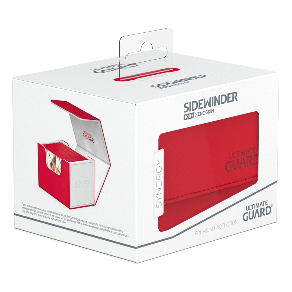 Ultimate Guard Sidewinder 100+ XenoSkin SYNERGY Rot/Weiß – Bild 6