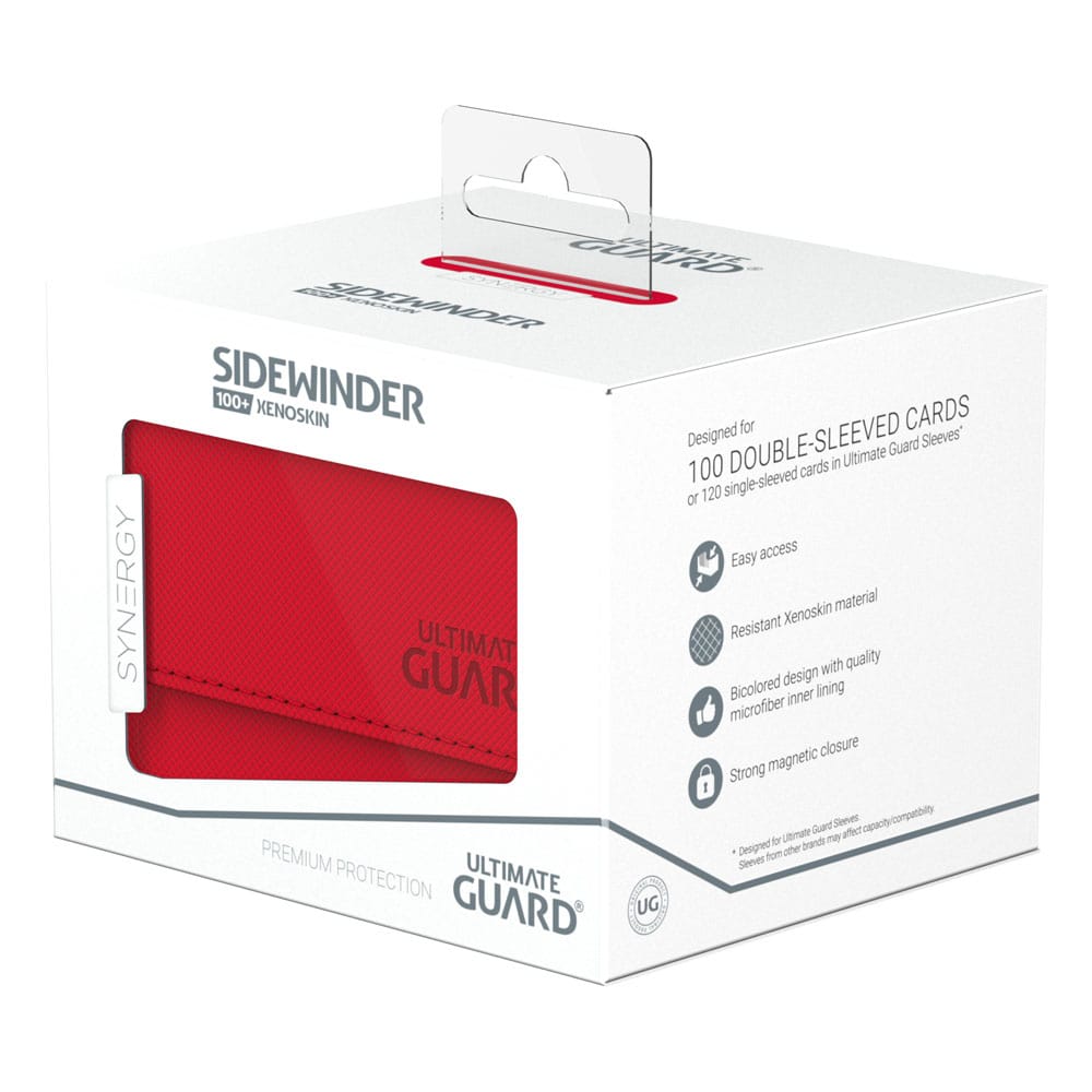 Ultimate Guard Sidewinder 100+ XenoSkin SYNERGY Rot/Weiß – Bild 7