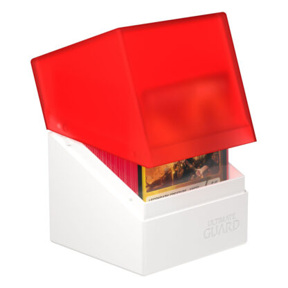 Ultimate Guard Boulder Deck Case 100+ SYNERGY Rot/Weiß – Bild 2