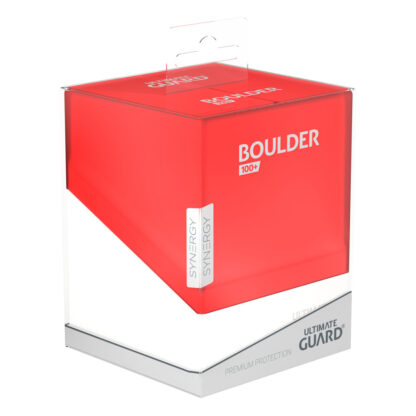 Ultimate Guard Boulder Deck Case 100+ SYNERGY Rot/Weiß – Bild 7