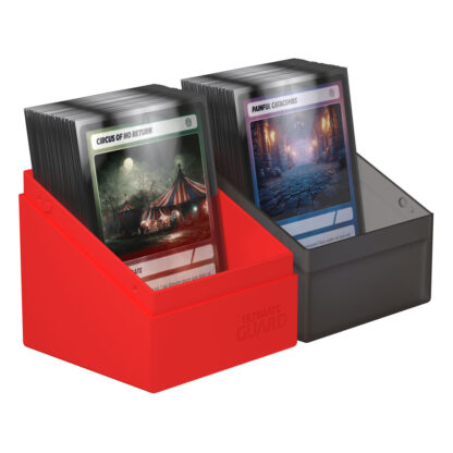 Ultimate Guard Boulder Deck Case 100+ SYNERGY Schwarz/Rot – Bild 5