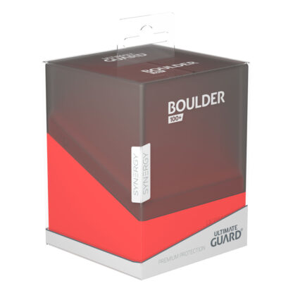 Ultimate Guard Boulder Deck Case 100+ SYNERGY Schwarz/Rot – Bild 7