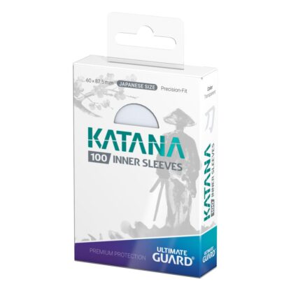 Ultimate Guard Katana Inner Sleeves Japanese Size Transparent (100) – Bild 2