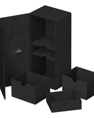 Ultimate Guard Twin Flip`n`Tray 266+ Xenoskin Schwarz