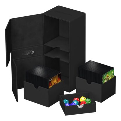 Ultimate Guard Twin Flip`n`Tray 266+ Xenoskin Schwarz – Bild 6