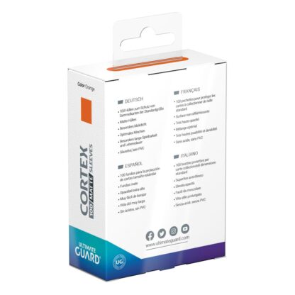 Ultimate Guard Cortex Sleeves Standardgröße Matt-Orange (100) – Bild 4