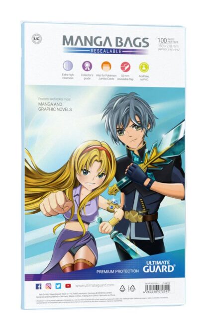 Ultimate Guard Manga Bags wiederverschließbar (100) – Bild 2