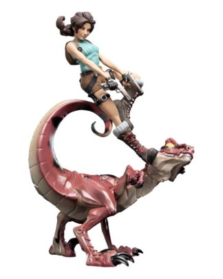Tomb Raider Mini Epics Vinyl Figur Lara Croft & Raptor 24 cm