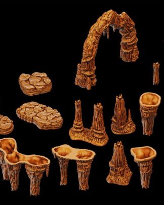 WarLock Tiles Accessory: Stalactites & Stalagmites
