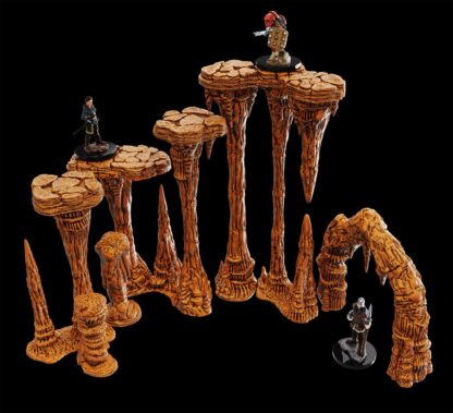 WarLock Tiles Accessory: Stalactites & Stalagmites – Bild 2