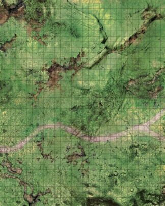 D&D Icons of the Realms: Bluffs Battle Mat