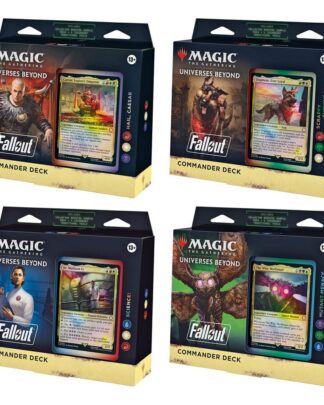 Magic the Gathering Universes Beyond: Fallout Commander-Decks Display (4) englisch