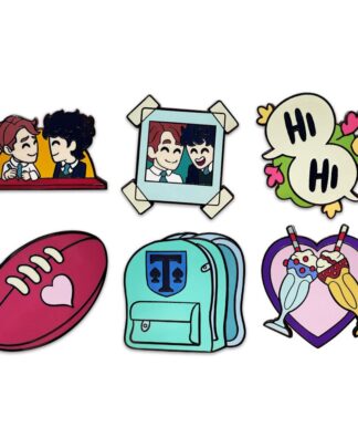 Heartstopper Ansteck-Pins Set 3 cm (6)