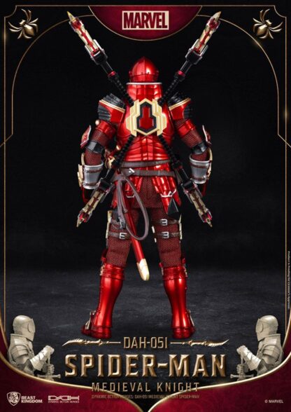 Marvel Dynamic 8ction Heroes Actionfigur 1/9 Medieval Knight Spider-Man 20 cm – Bild 2